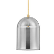 Hudson Valley - 8713-AGB - LED Pendant - Dorval - Aged Brass