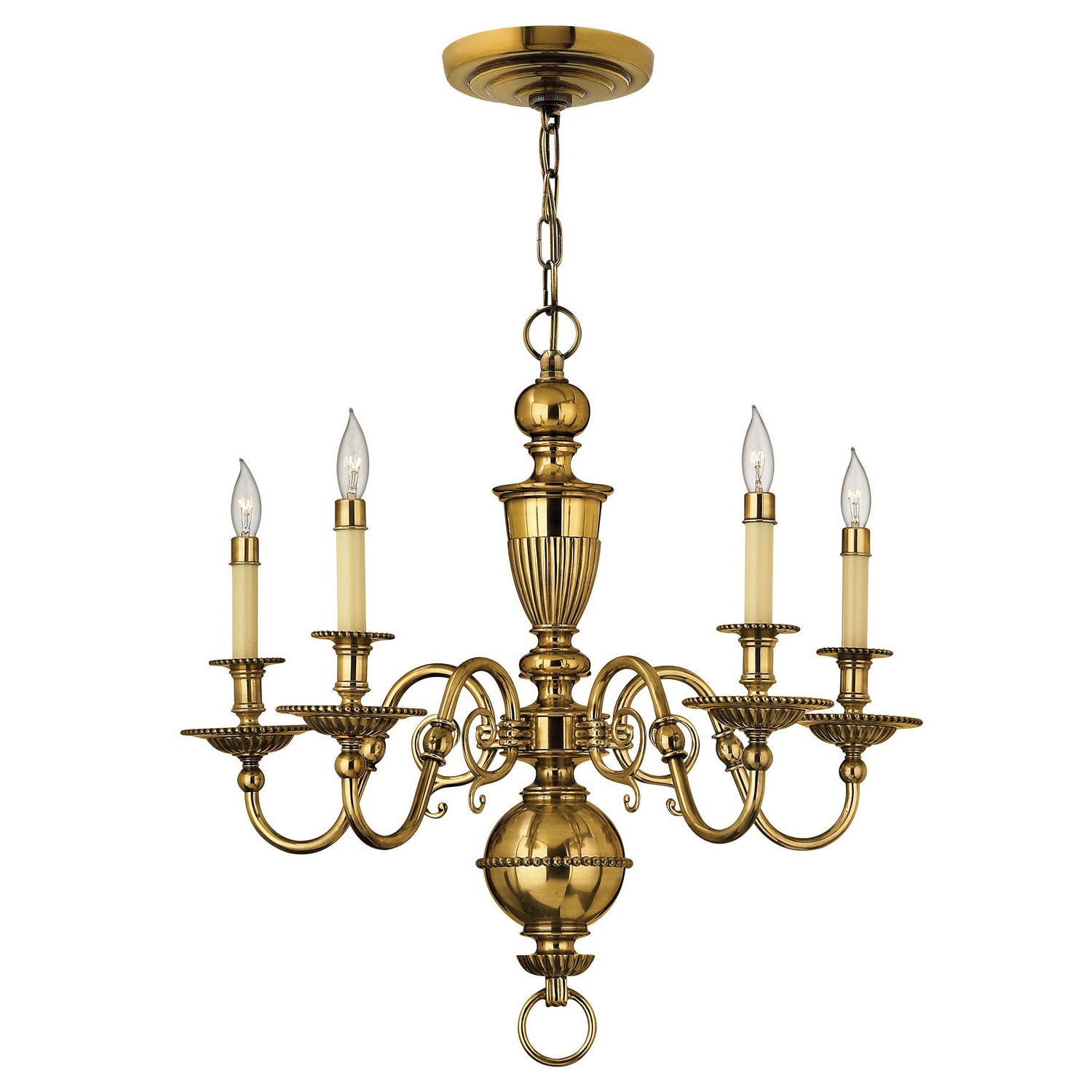 Hinkley - 4415BB - LED Foyer Pendant - Cambridge - Burnished Brass