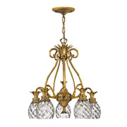 Hinkley - 4885BB - LED Foyer Pendant - Plantation - Burnished Brass