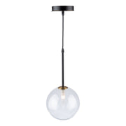 Artcraft - AC11761VB - One Light Pendant - Aurelia - Matte Black & Brass