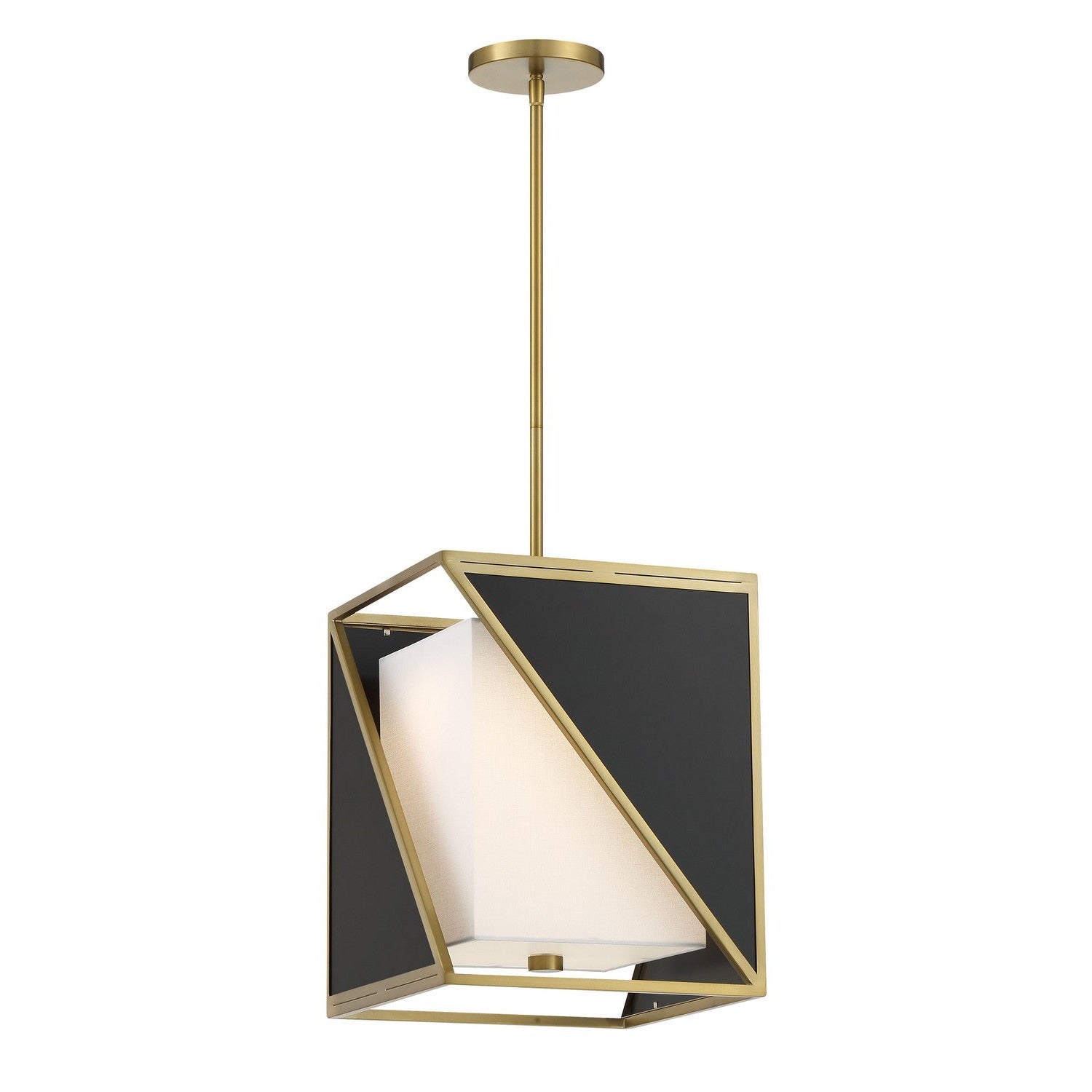 Metropolitan - N7532-726-L - LED Pendant - Aspect - Coal And Soft Brass