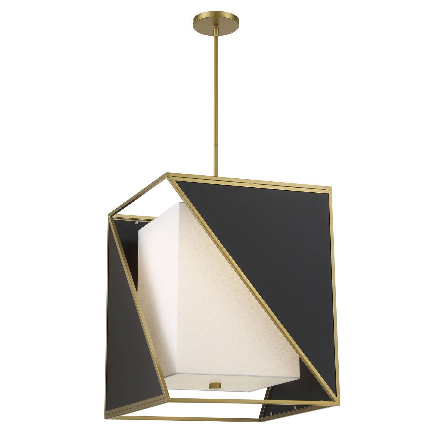 Metropolitan - N7534-726-L - LED Pendant - Aspect - Coal And Soft Brass