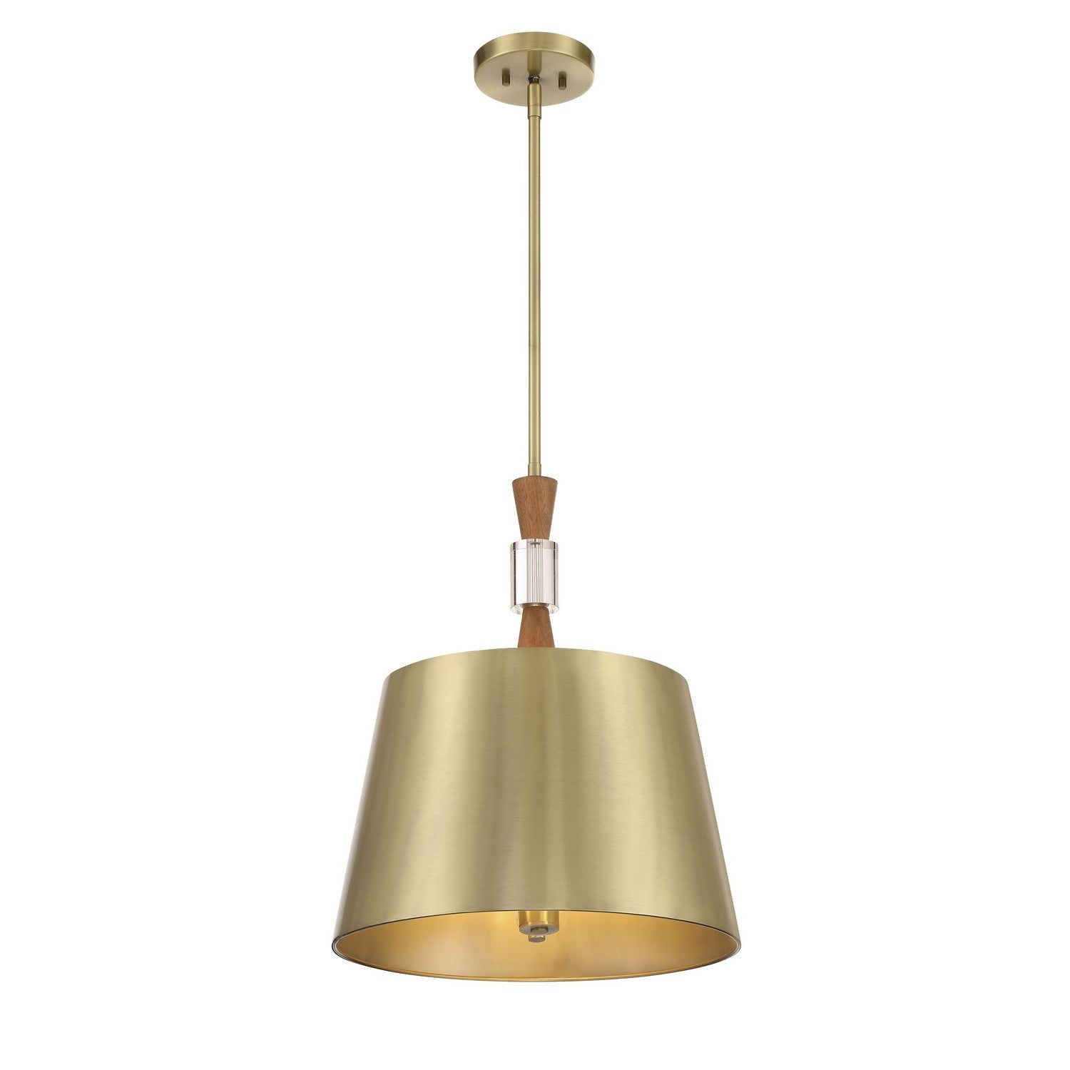 Metropolitan - N7553-695 - Three Light Pendant - Baratti - Soft Brass