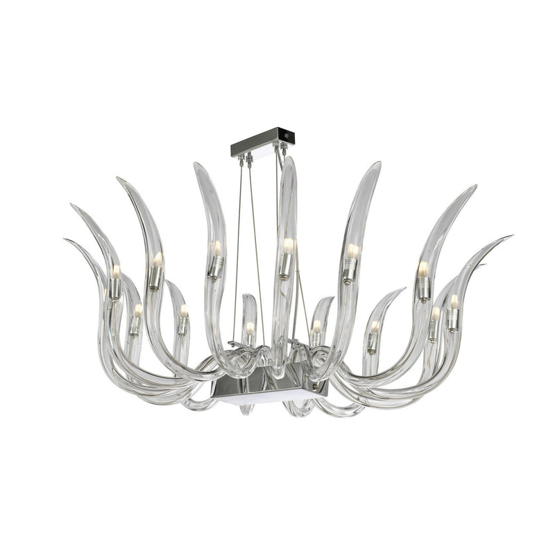 Metropolitan - N9914 - 14 Light Pendant - Cisne - Polished Nickel