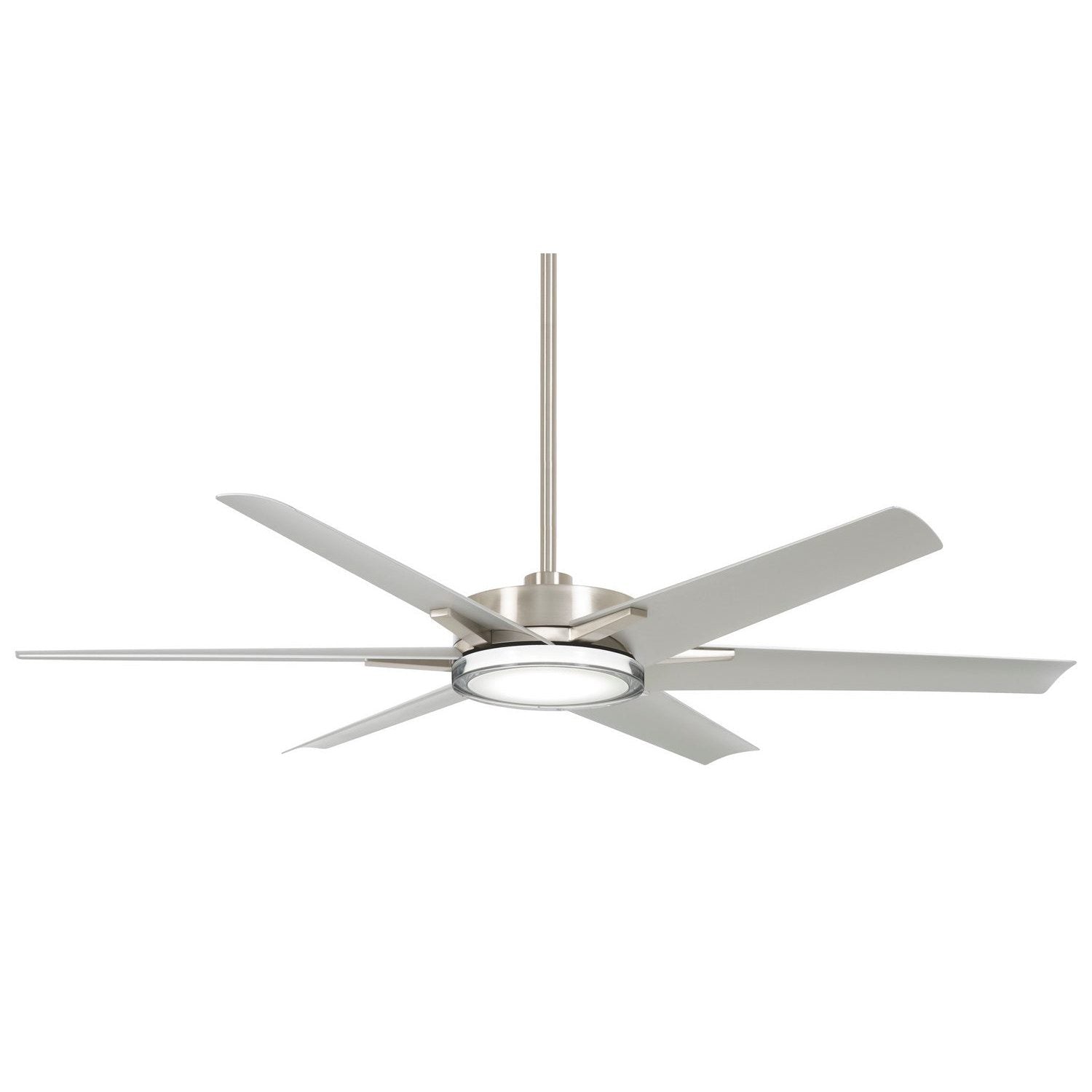 Minka Aire - F866L-BNW - 65" Ceiling Fan - Deco - Brushed Nickel Wet