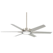 Minka Aire - F866L-BNW - 65" Ceiling Fan - Deco - Brushed Nickel Wet