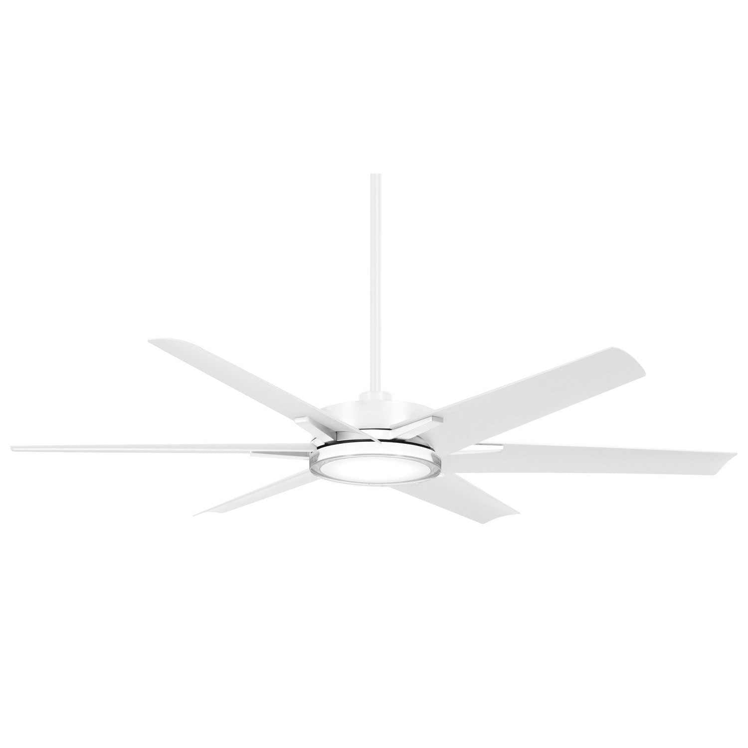 Minka Aire - F866L-WHF - 65" Ceiling Fan - Deco - Flat White