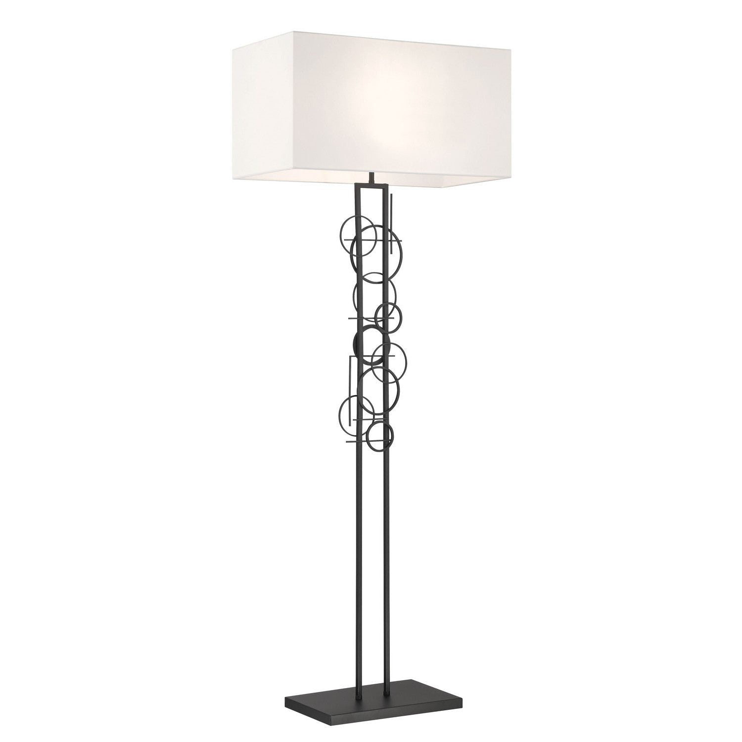 George Kovacs - P5137-066 - Two Light Floor Lamp - Tempo - Sand Coal