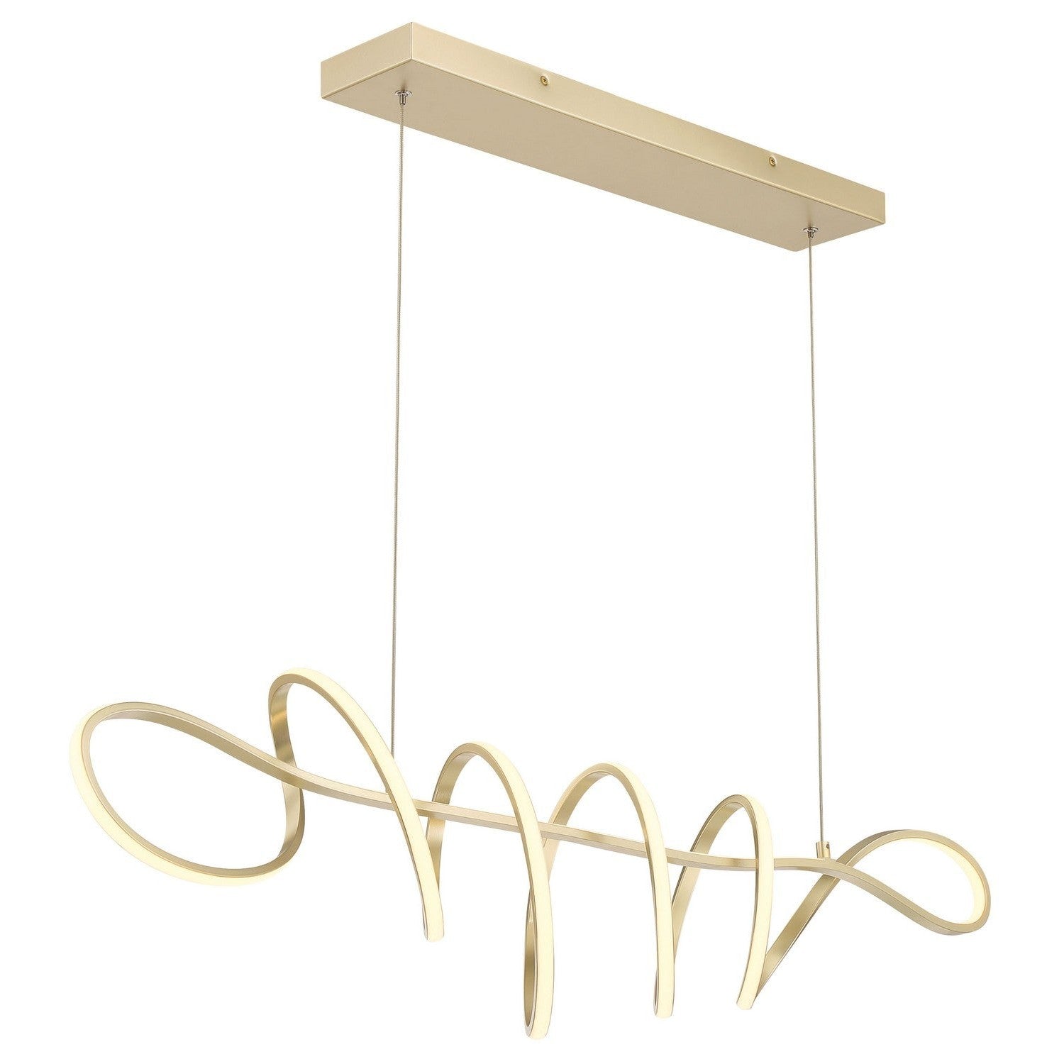 George Kovacs - P5439-697-L - LED Island Pendant - Astor - Soft Gold