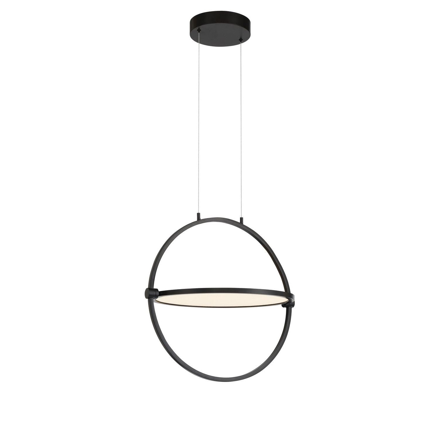 George Kovacs - P5541-66A-L - LED Pendant - Studio 23 - Coal