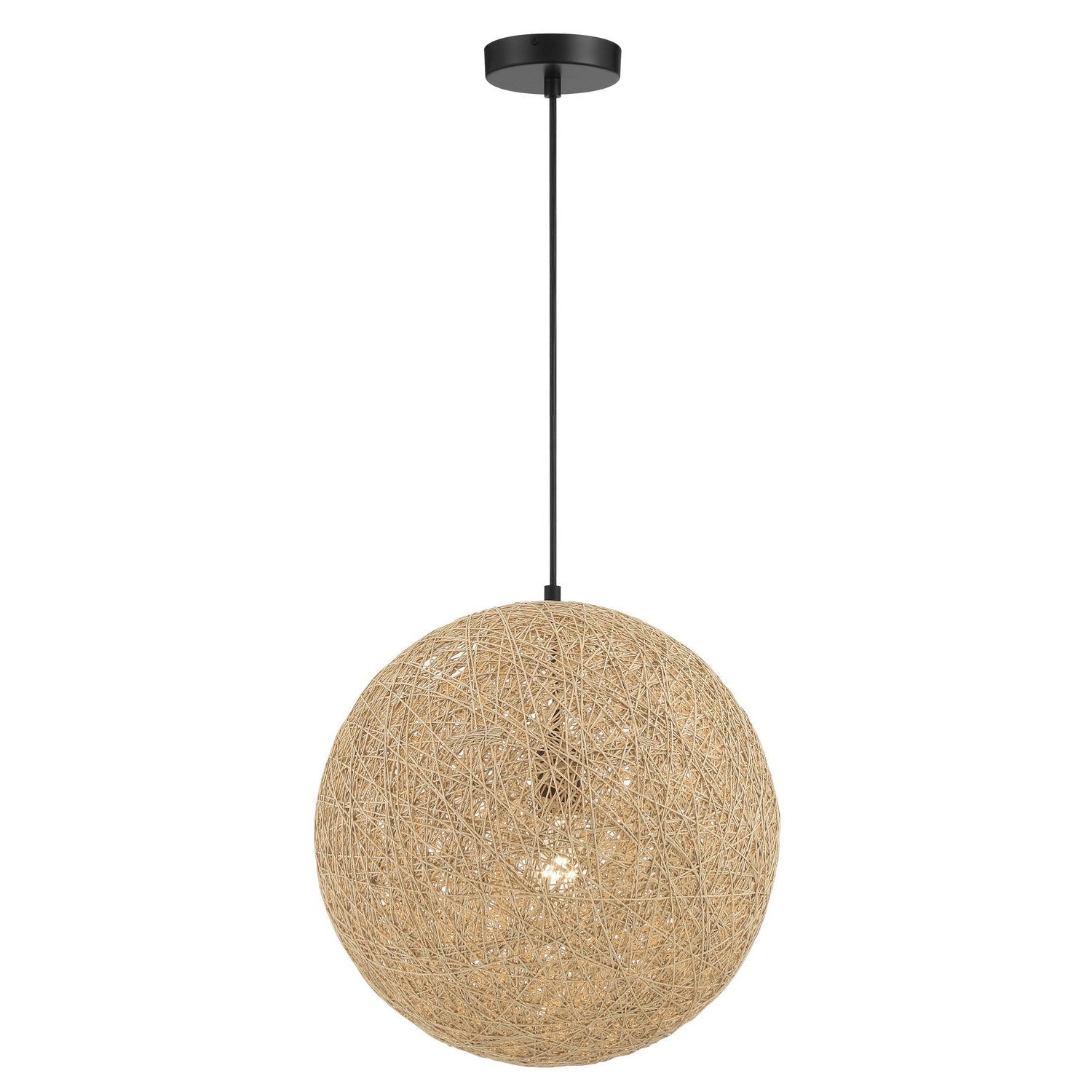 George Kovacs - P5570-66A - One Light Pendant - Entwined - Coal