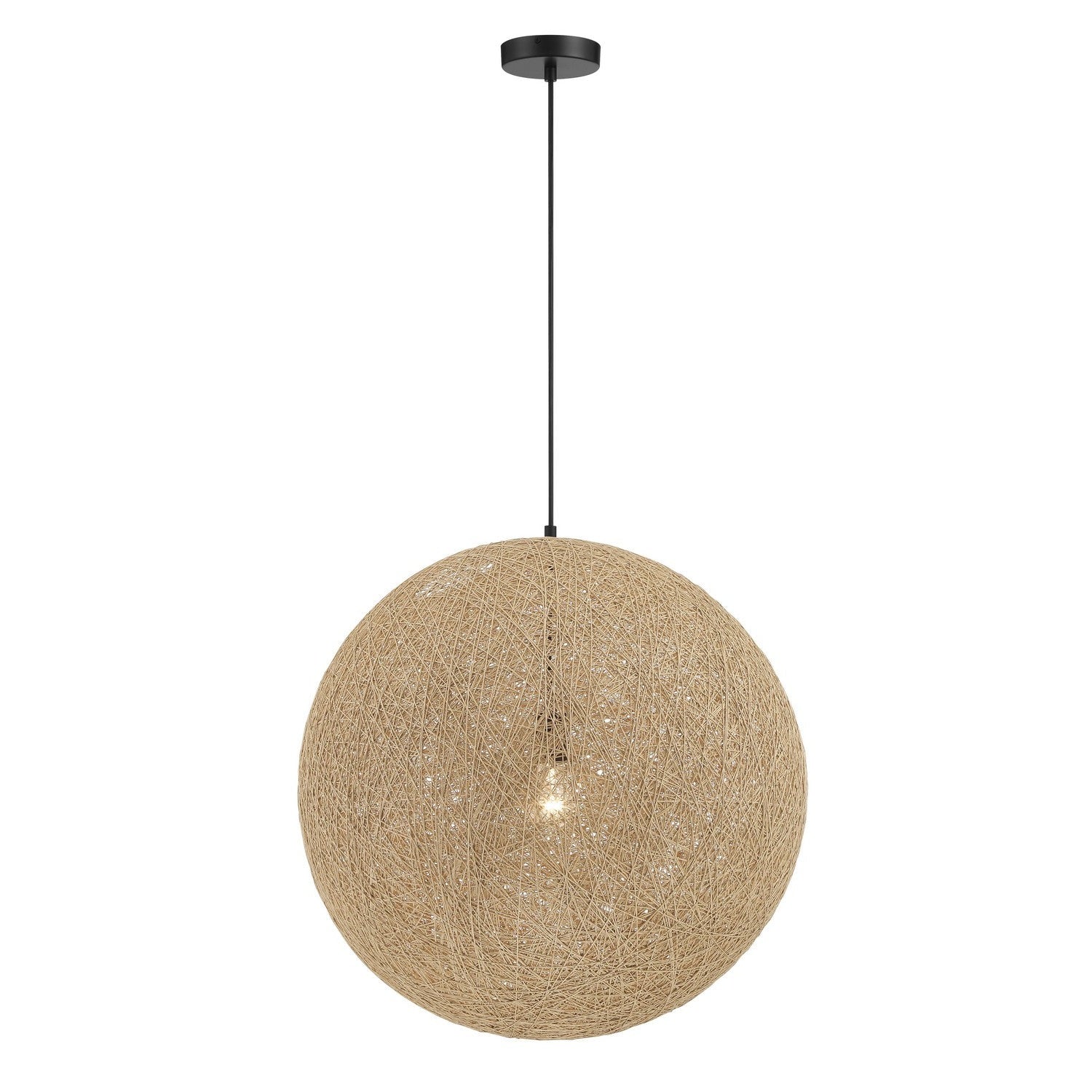 George Kovacs - P5571-66A - One Light Pendant - Entwined - Coal