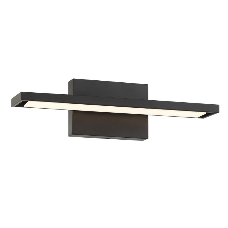 George Kovacs - P5580-66A-L - LED Bath Vanity - Parallel - Coal