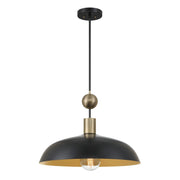 Minka-Lavery - 1996-862 - One Light Pendant - Biloxi - Coal And Weathered Antique Bra