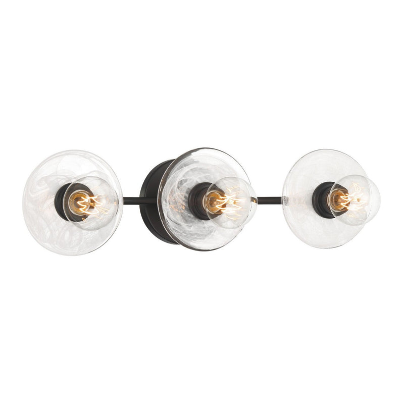 George Kovacs - P5612-66A - Three Light Bath Vanity - Vapors - Coal