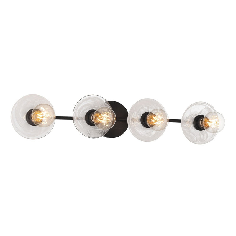 George Kovacs - P5613-66A - Four Light Bath Vanity - Vapors - Coal