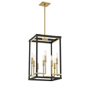 Minka-Lavery - 2119-726 - Eight Light Pendant - Union Estates - Coal And Soft Brass