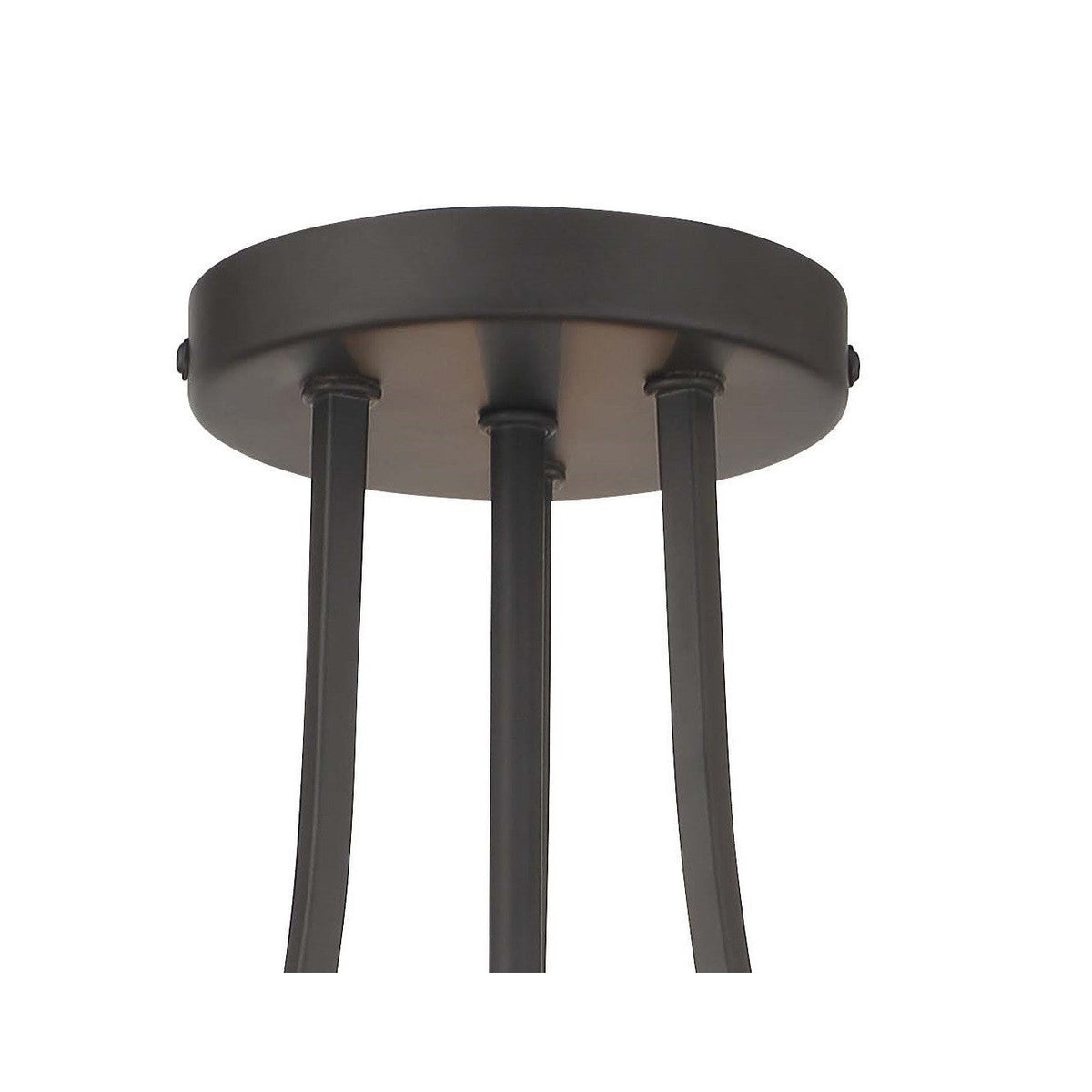 Minka-Lavery - 2662-723 - Three Light Semi Flush Mount - Colonial Charm - Old World Bronze W/Walnut Acce