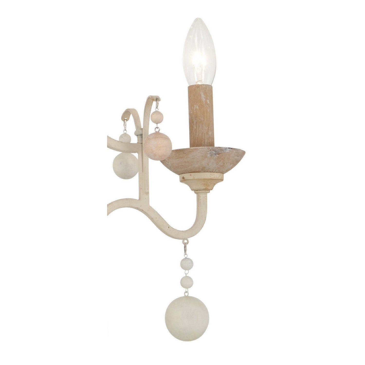 Minka-Lavery - 2663-717 - Three Light Chandelier - Colonial Charm - White Wash & Sun Dried Clay