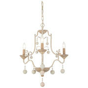 Minka-Lavery - 2663-717 - Three Light Chandelier - Colonial Charm - White Wash & Sun Dried Clay
