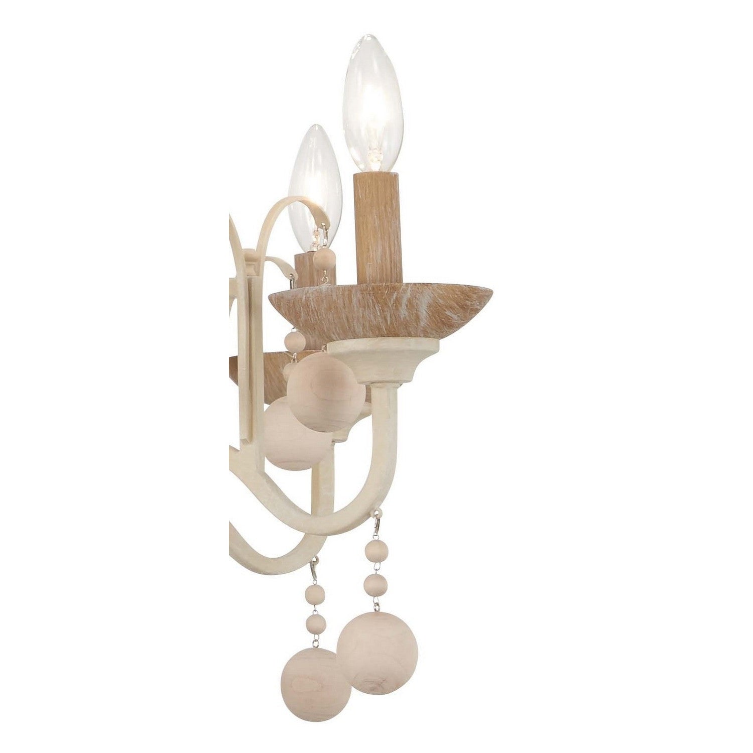 Minka-Lavery - 2669-717 - Nine Light Chandelier - Colonial Charm - White Wash & Sun Dried Clay