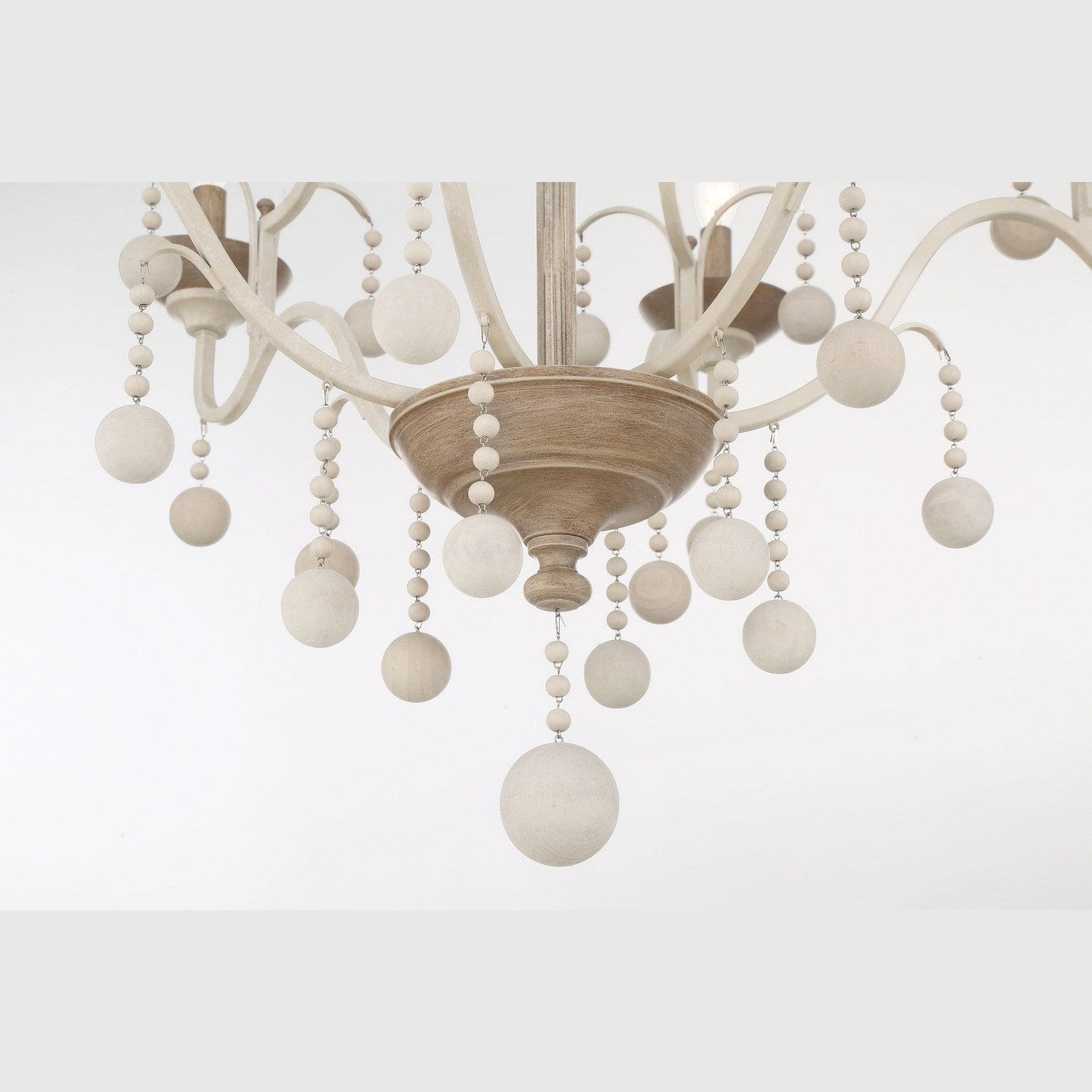Minka-Lavery - 2669-717 - Nine Light Chandelier - Colonial Charm - White Wash & Sun Dried Clay