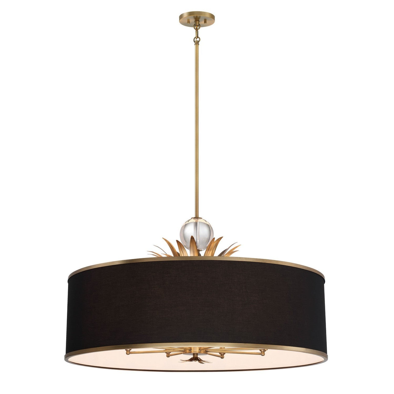 Minka-Lavery - 4588-672 - Eight Light Pendant - Caprio - Natural Brushed Brass