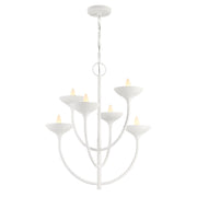 Minka-Lavery - 4715-892 - Six Light Chandelier - Ryton - Plaster White