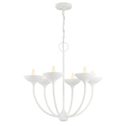 Minka-Lavery - 4716-892 - Six Light Chandelier - Ryton - Plaster White