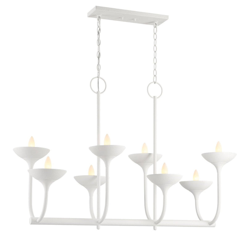 Minka-Lavery - 4718-892 - Eight Light Island Pendant - Ryton - Plaster White