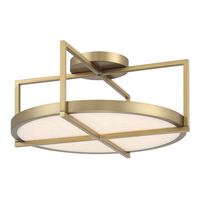 Minka-Lavery - 5615-695-L - LED Semi Flush Mount - Boada - Soft Brass