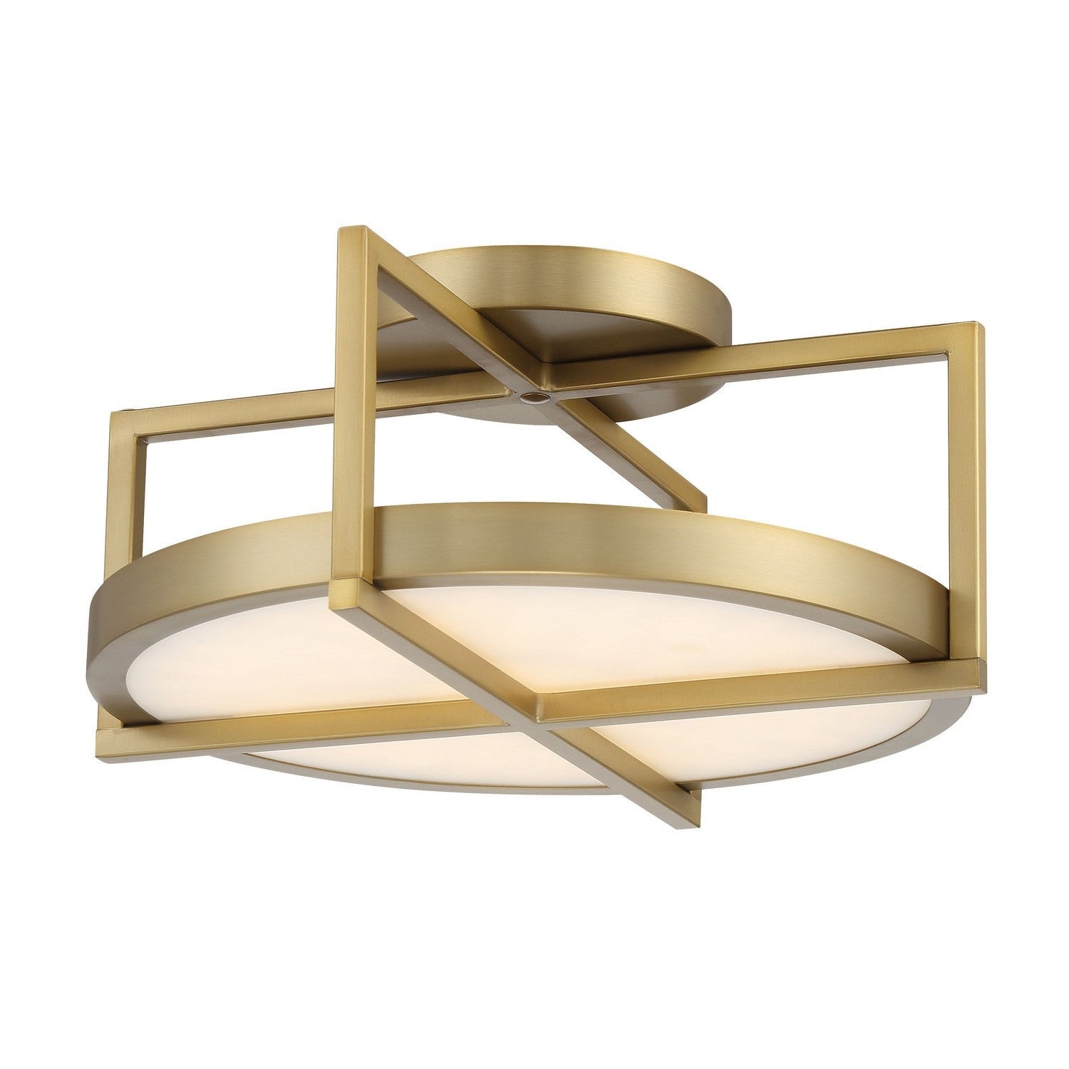 Minka-Lavery - 5616-695-L - LED Semi Flush Mount - Boada - Soft Brass