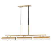 Troy Lighting - F3248-PBR/SBK - LED Linear Pendant - Titus - Patina Brass