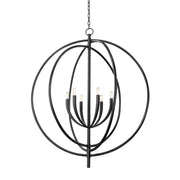 Troy Lighting - F8840-BI - Six Light Chandelier - Fillea - Black Iron