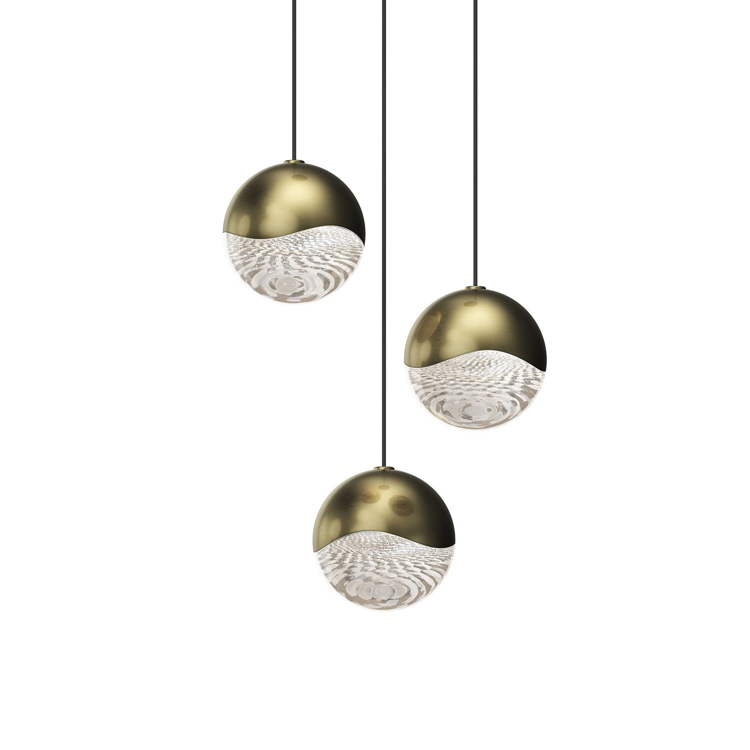 Sonneman - 2914.14-MED - LED Pendant - Grapes - Brass