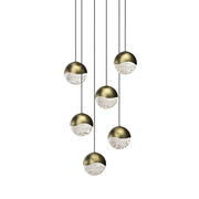 Sonneman - 2915.14-MED - LED Pendant - Grapes - Brass