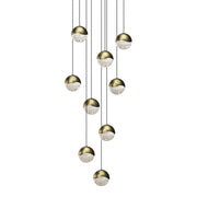Sonneman - 2916.14-MED - LED Pendant - Grapes - Brass