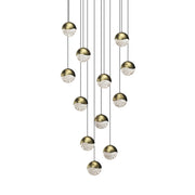 Sonneman - 2917.14-MED - LED Pendant - Grapes - Brass