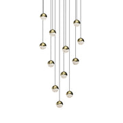 Sonneman - 2917.14-SML - LED Pendant - Grapes - Brass