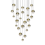 Sonneman - 2918.14-AST - LED Pendant - Grapes - Brass