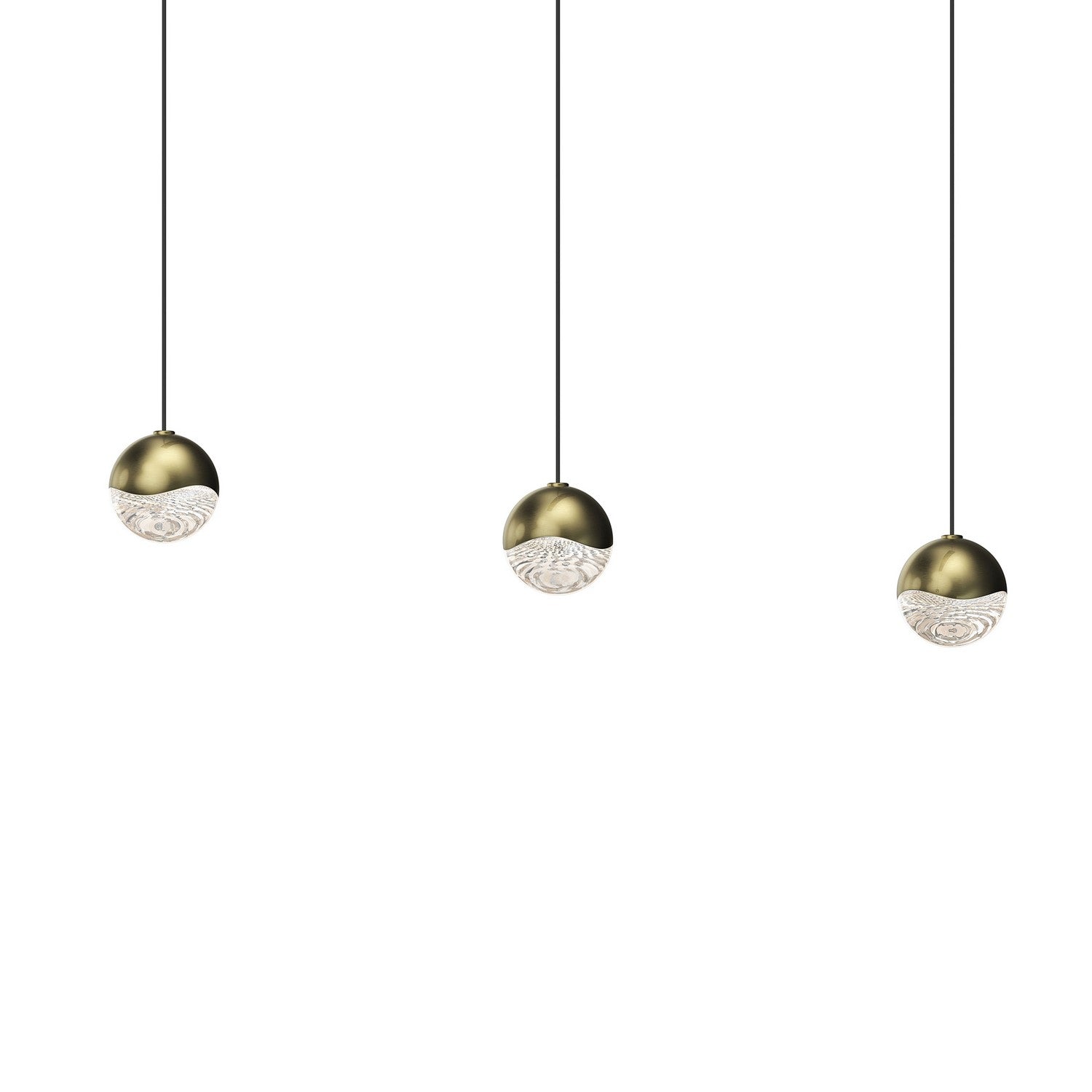 Sonneman - 2920.14-SML - LED Pendant - Grapes - Brass