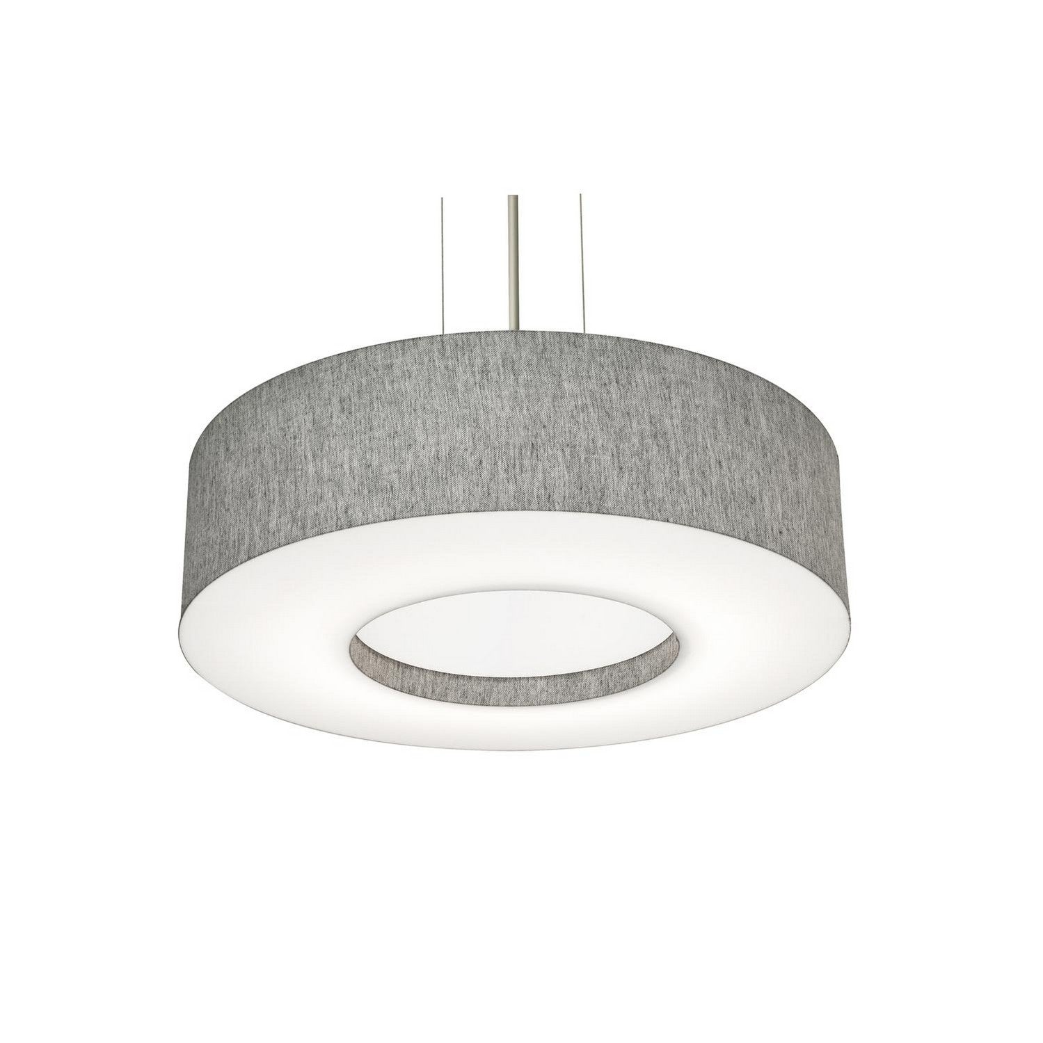 AFX Lighting - MCP1932MBSN-GY - Three Light Pendant - Montclair - Satin Nickel