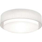 AFX Lighting - SAF3244MB-LW - Four Light Flush Mount - Sanibel - Linen White