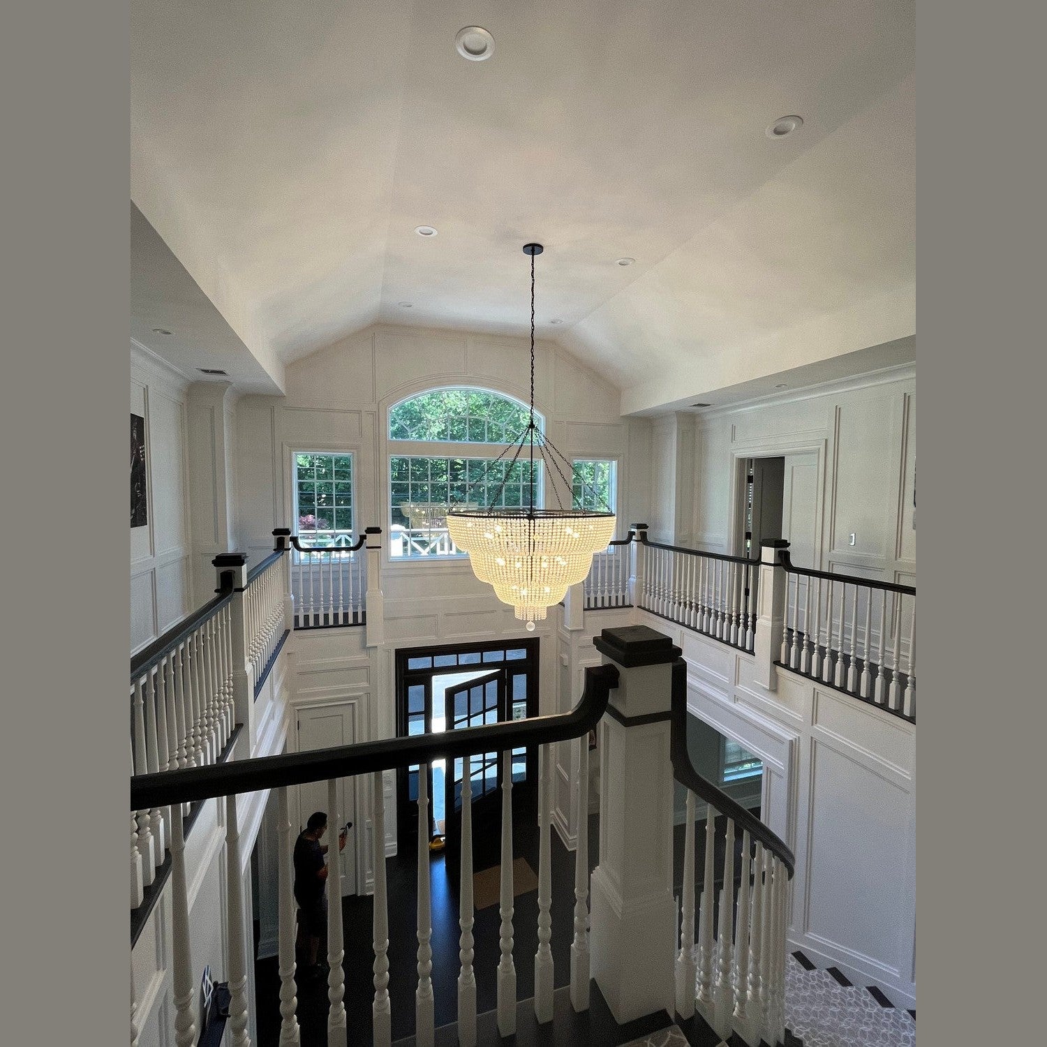 Crystorama - 618-MK - 24 Light Chandelier - Rylee - Matte Black