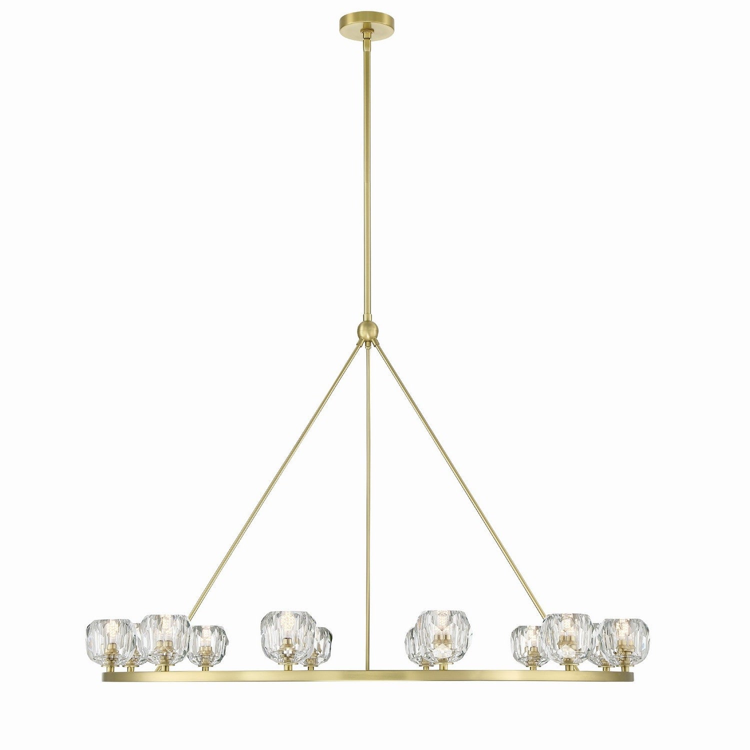 Crystorama - ARA-10266-SB - LED Chandelier - Aragon - Soft Brass