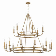 Crystorama - BAI-A2109-AG - 18 Light Chandelier - Bailey - Aged Brass