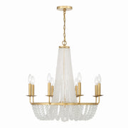 Crystorama - BLA-10668-GA - Eight Light Chandelier - Bella - Antique Gold