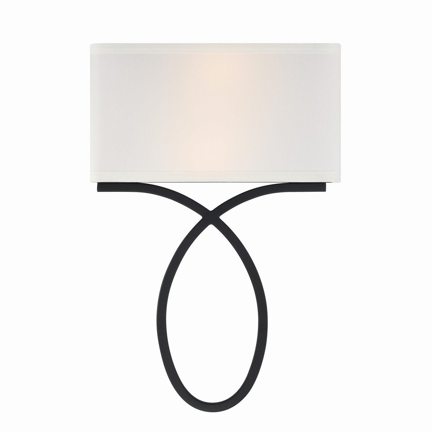 Crystorama - BRK-A3702-BF - Two Light Wall Sconce - Brinkley - Black Forged