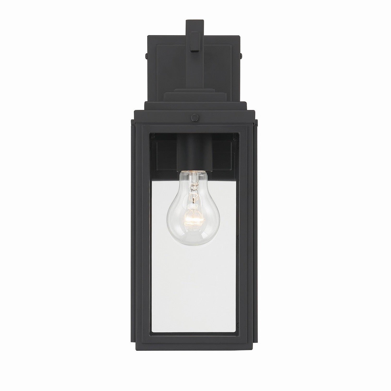 Crystorama - BYR-80101-MK - One Light Outdoor Wall Sconce - Byron - Matte Black
