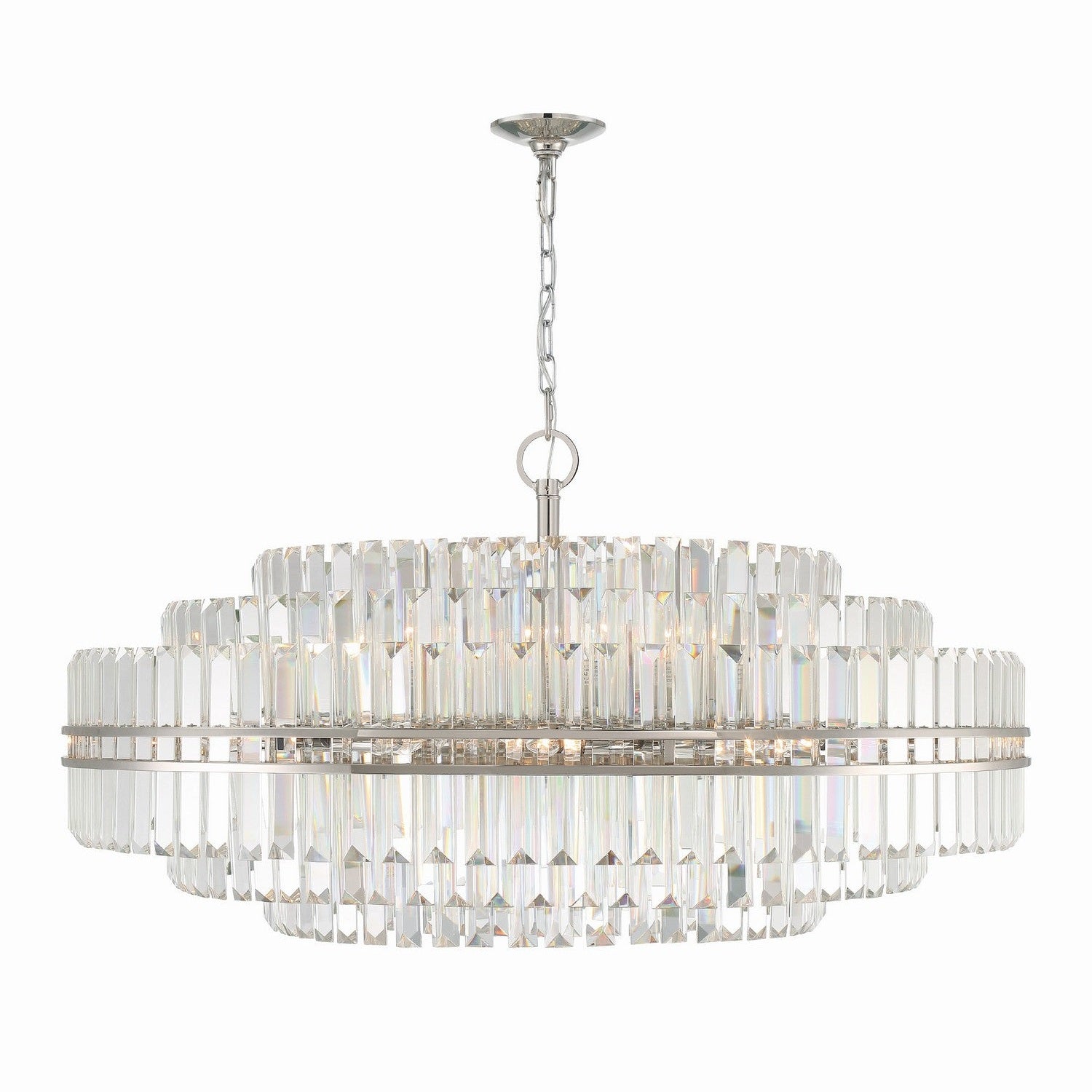 Crystorama - HAY-1409-PN - 32 Light Chandelier - Hayes - Polished Nickel